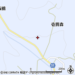 福島県川俣町（伊達郡）秋山（ブシ沢）周辺の地図