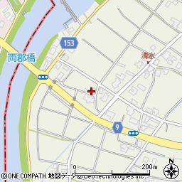 新潟県新潟市南区清水51周辺の地図