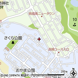 福島県福島市田沢桜台11-7周辺の地図