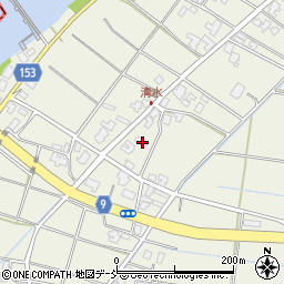 新潟県新潟市南区清水268-1周辺の地図