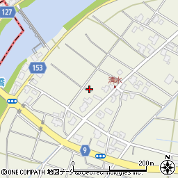 新潟県新潟市南区清水152-1周辺の地図