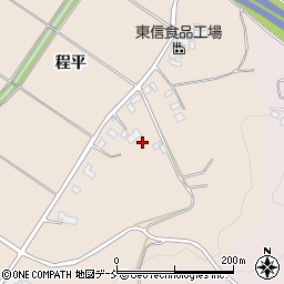 福島県福島市小田程平10周辺の地図