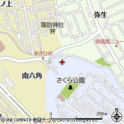 福島県福島市田沢桜台43-1周辺の地図