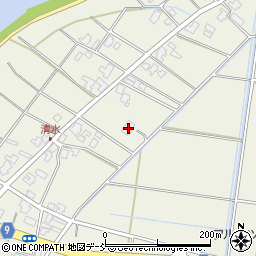 新潟県新潟市南区清水307周辺の地図