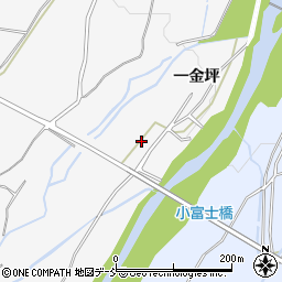 福島県福島市佐原一金坪周辺の地図