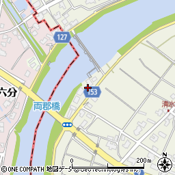 新潟県新潟市南区清水7307-1周辺の地図