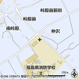 福島県福島市荒井（仲沢）周辺の地図