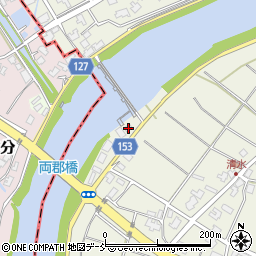 新潟県新潟市南区清水7311周辺の地図