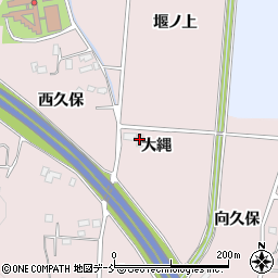 福島県福島市平石（大縄）周辺の地図