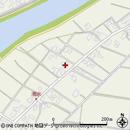 新潟県新潟市南区清水174周辺の地図