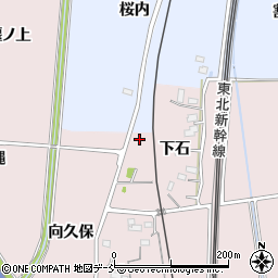 福島県福島市平石向久保8-6周辺の地図