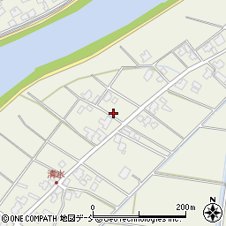 新潟県新潟市南区清水168周辺の地図