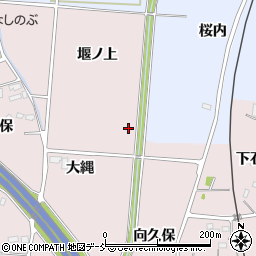 福島県福島市平石堰ノ上周辺の地図