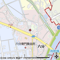 新潟県新潟市西蒲区門田106周辺の地図