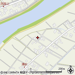 新潟県新潟市南区清水119周辺の地図