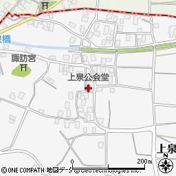 上泉公会堂周辺の地図