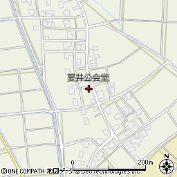 夏井公民館周辺の地図