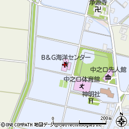 新潟市中之口Ｂ＆Ｇ海洋センター周辺の地図