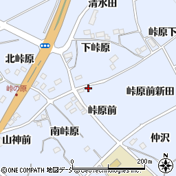福島県福島市荒井峠原前周辺の地図