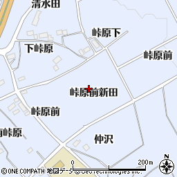 福島県福島市荒井（峠原前新田）周辺の地図
