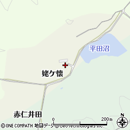 福島県福島市下鳥渡姥ケ懐周辺の地図