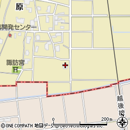 新潟県新潟市西蒲区原3078周辺の地図