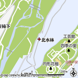 福島県福島市荒井北水林4周辺の地図