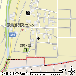 新潟県新潟市西蒲区原427周辺の地図