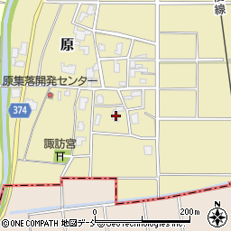 新潟県新潟市西蒲区原430周辺の地図