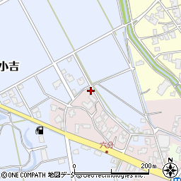 新潟県新潟市西蒲区門田38周辺の地図
