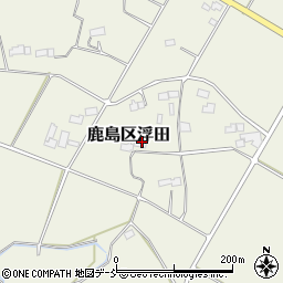 福島県南相馬市鹿島区浮田太田切周辺の地図