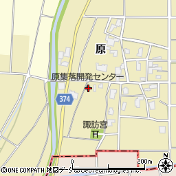 新潟県新潟市西蒲区原375周辺の地図