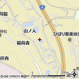 福島県福島市伏拝山ノ入周辺の地図