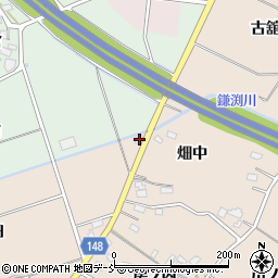 福島県福島市小田辻田周辺の地図
