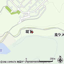 福島県福島市上鳥渡堤下周辺の地図