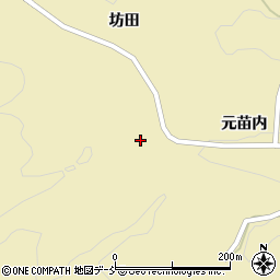 福島県伊達市月舘町糠田（山ノ神）周辺の地図