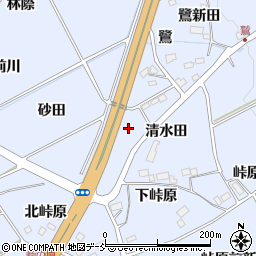 福島県福島市荒井（鷺南）周辺の地図