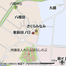 福島県福島市小田行人田周辺の地図