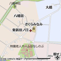 福島県福島市小田（行人田）周辺の地図