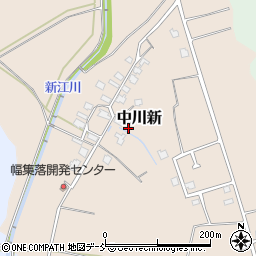 新潟県五泉市中川新1353周辺の地図
