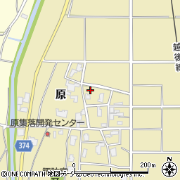 新潟県新潟市西蒲区原446周辺の地図