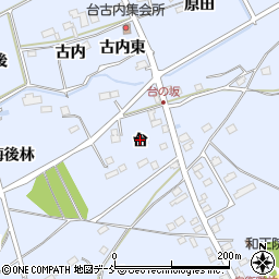 福島県福島市荒井（台）周辺の地図