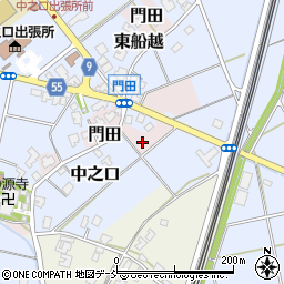新潟県新潟市西蒲区門田周辺の地図