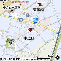 新潟県新潟市西蒲区門田1318周辺の地図