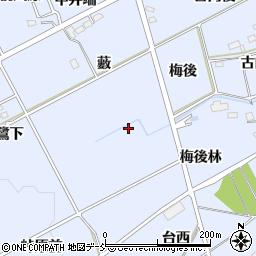 福島県福島市荒井（藪新田）周辺の地図