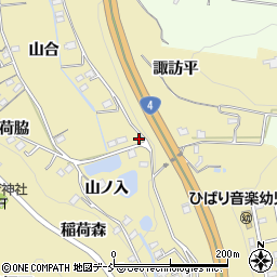 福島県福島市伏拝山合1周辺の地図