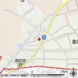 新潟県新潟市西蒲区金池周辺の地図
