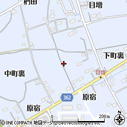 福島県福島市荒井下町裏周辺の地図