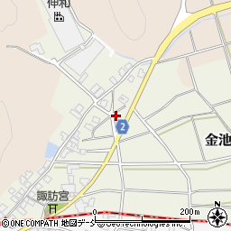 新潟県新潟市西蒲区金池324周辺の地図