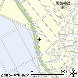 新潟県新潟市西蒲区針ケ曽根729-2周辺の地図